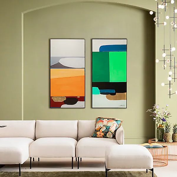 Kare Design Bild mit Rahmen »Gerahmtes Bild Abstract Shapes« günstig online kaufen