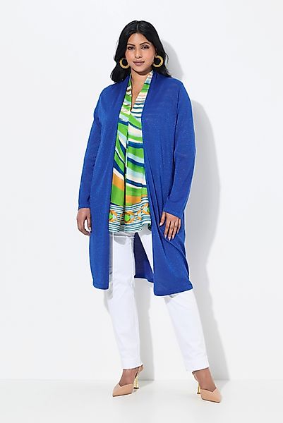 Ulla Popken Langjacke Long-Strickjacke offene Form günstig online kaufen