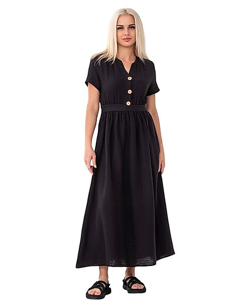 WENOR Sommerkleid Musselin Boho Kleid mit günstig online kaufen