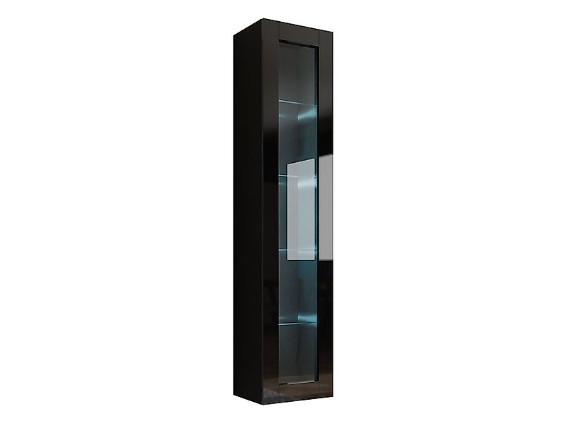 MIRJAN24 Vitrine 180 Vigo Glas (mit Drehtür) 40x30x180 cm günstig online kaufen