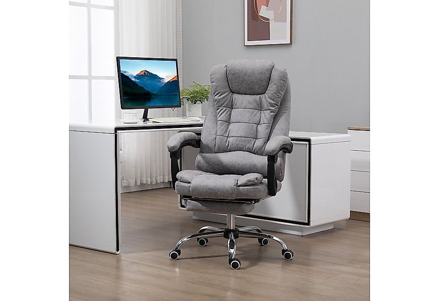 Vinsetto Schreibtischstuhl Bürostuhl mit Vibrationsmassage, Wärmefunktion ( günstig online kaufen