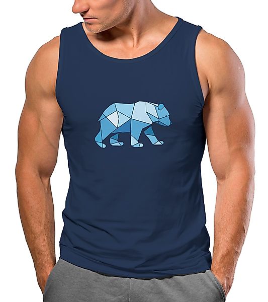 Neverless Tanktop Herren Tank-Top Polygon Grafik günstig online kaufen