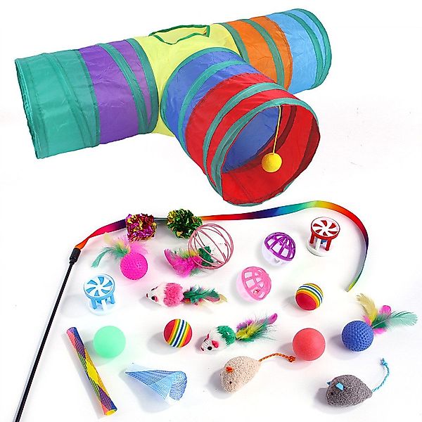 BTTO Tier-Intelligenzspielzeug 21-teiliges Katzenspielzeug-Set, (1-tlg) Fal günstig online kaufen