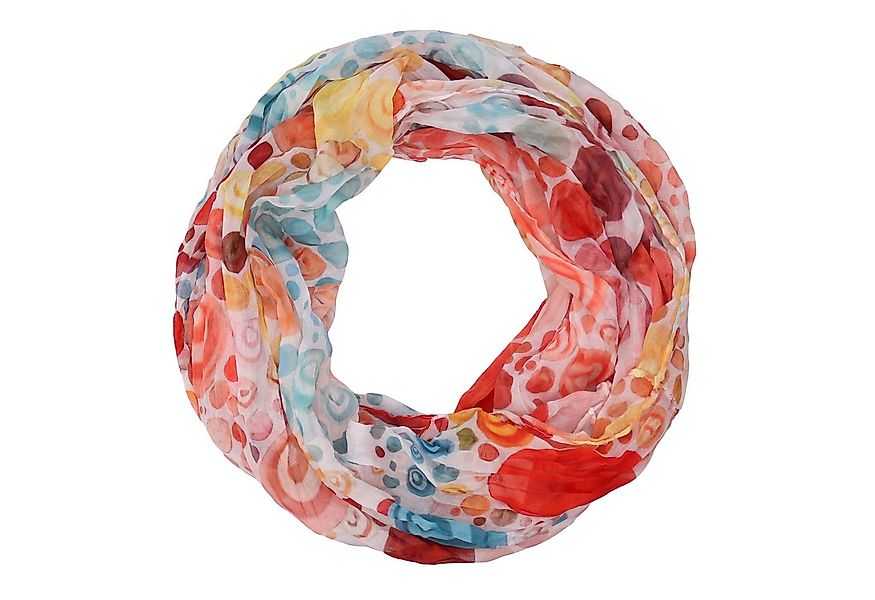 MIRROSI Loop Damen Schal mit Kreis-Muster Weich, (zweimal um den Hals wicke günstig online kaufen