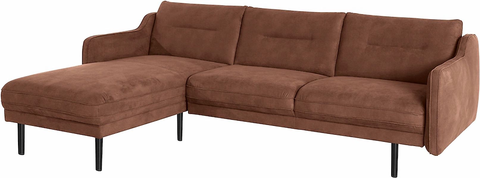 Home affaire Ecksofa "Nordfyn L-Form" edles Design in 3 Bezugsqualitäten, D günstig online kaufen