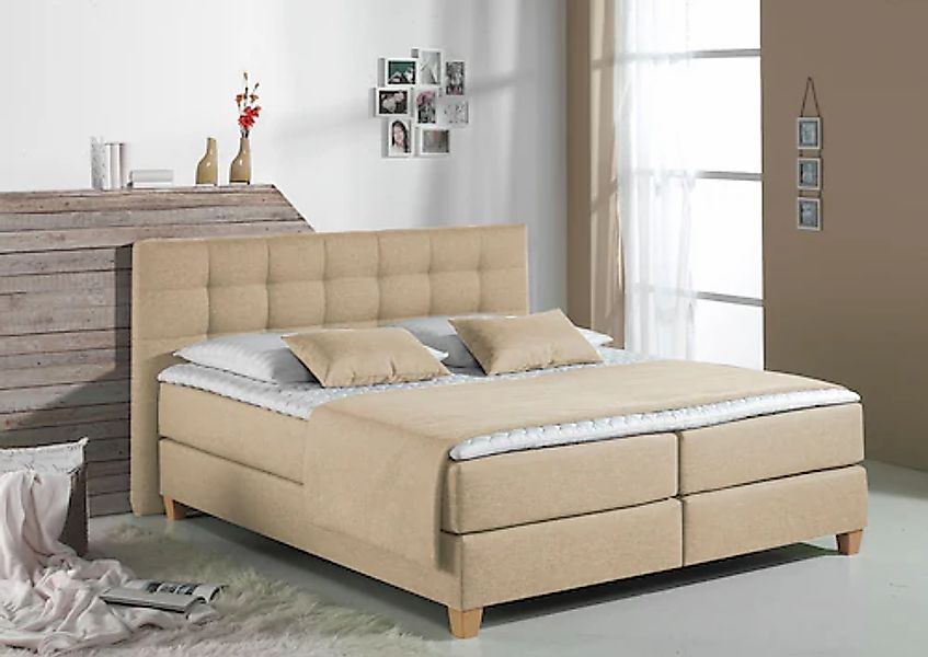 Home affaire Dekokissen »Tommy«, Kissen-Plaidset für »Tommy« Boxspringbett günstig online kaufen