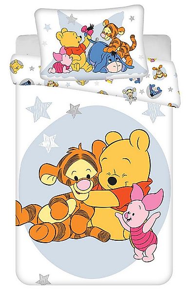 Disney Kinderbettwäsche Disney Winnie Puuh Babybettwäsche 100 x 135 + 40 x günstig online kaufen