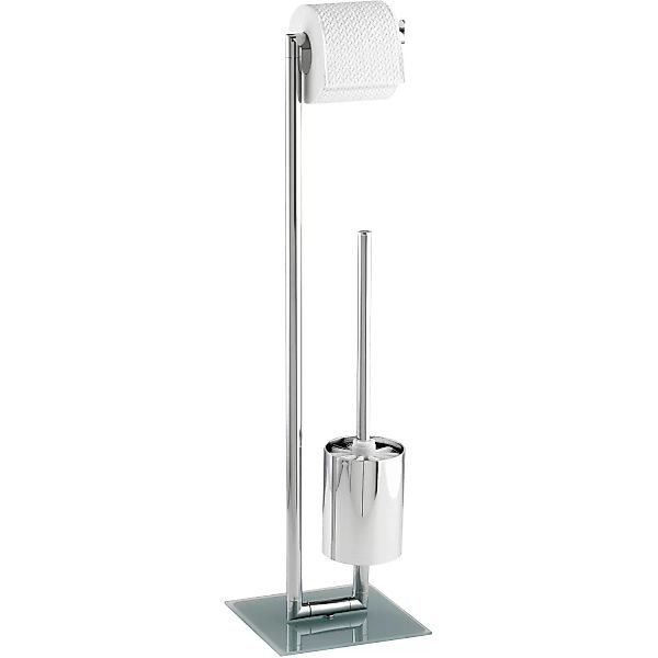 Wenko Stand WC-Garnitur Style Chrom 73 cm x 19 cm x 19 cm günstig online kaufen