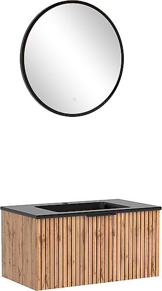 welltime Badmöbel-Set »Welltime, Carlton Waschtisch-Set, 80 oder 120 cm, ge günstig online kaufen