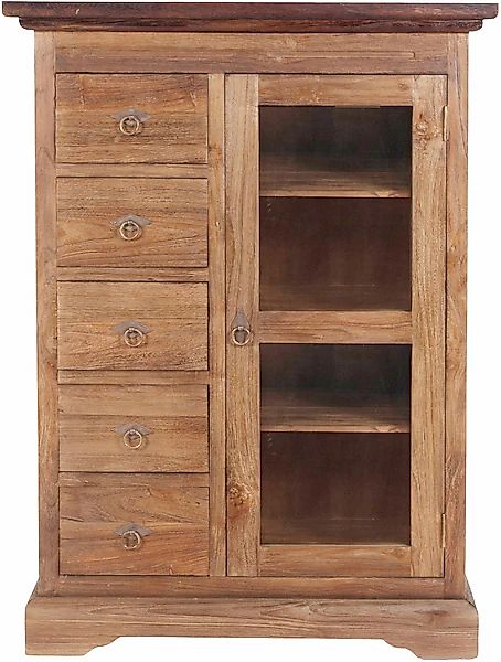 SIT Mehrzweckschrank »Seadrift«, aus recyceltem Altholz Teak, Shabby Chic, günstig online kaufen