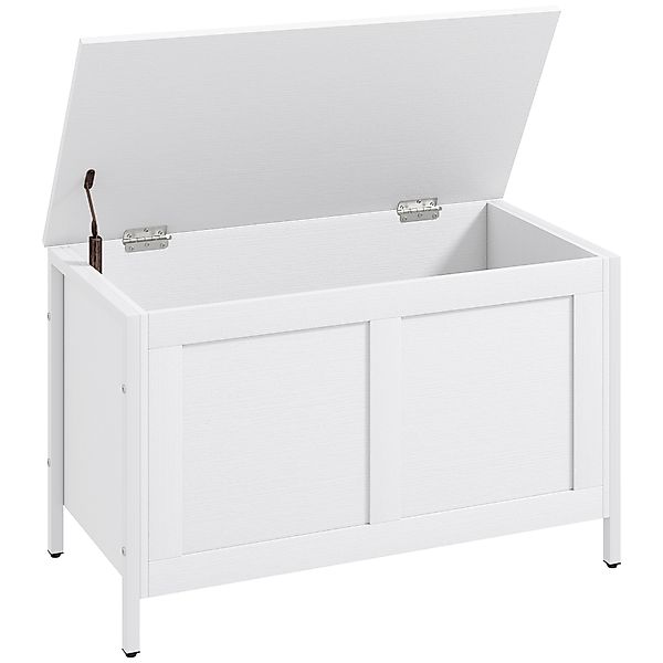 HOMCOM Aufbewahrungstruhe für Schlafzimmer 95 L Aufbewahrungsbank mit Siche günstig online kaufen