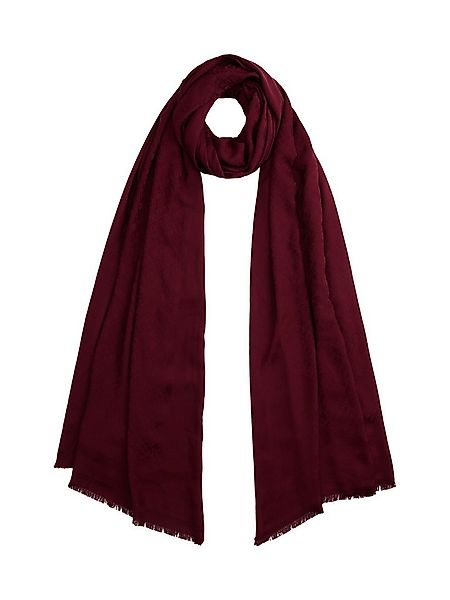 Tommy Hilfiger Schal TH MONOGRAM, mit Fransen und TH-Monogramm günstig online kaufen