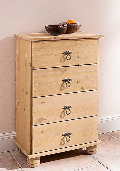 OTTO home Kommode "Finca" aus massivem Kiefernholz, mit 4 Schubladen für St günstig online kaufen