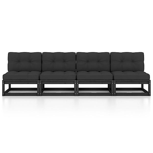 4-sitzer-gartensofa Mit Kissen Kiefer Massivholz günstig online kaufen
