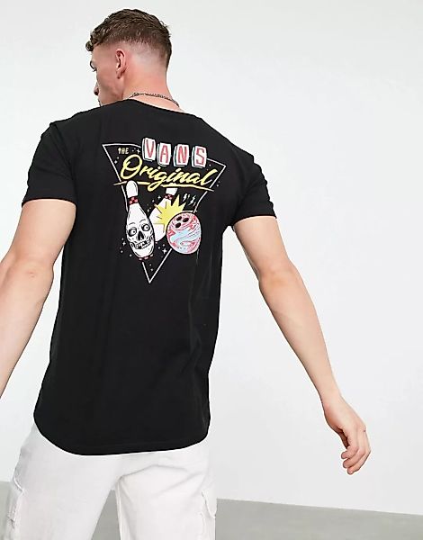 Vans – Lucky Spare – T-Shirt in Schwarz mit Rückenprint günstig online kaufen