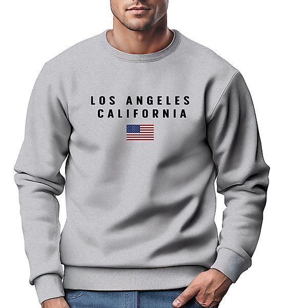 Neverless Sweatshirt Sweatshirt Herren Bedruckt Schriftzug günstig online kaufen