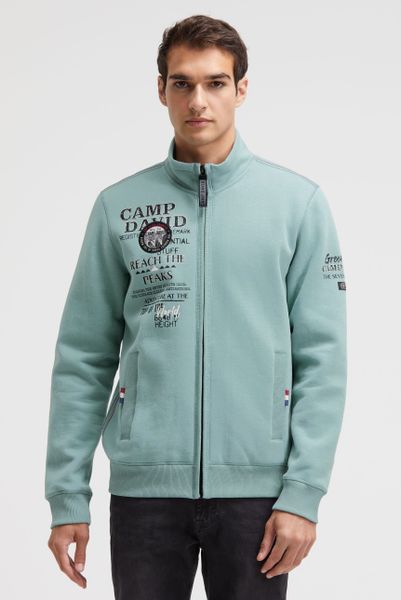 CAMP DAVID Sweatjacke mit Stehkragen günstig online kaufen