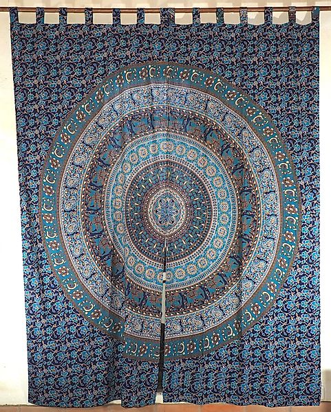 Guru-Shop Vorhang Boho Vorhänge, Gardine (1 Paar) mit Schlaufen,.. günstig online kaufen