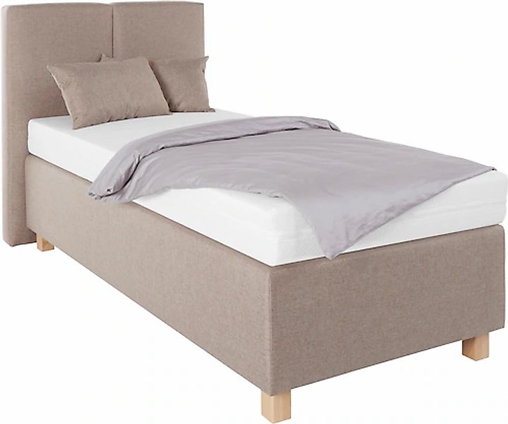 Westfalia Schlafkomfort Boxspringbett, mit Zierkissen, wahlweise mit Topper günstig online kaufen