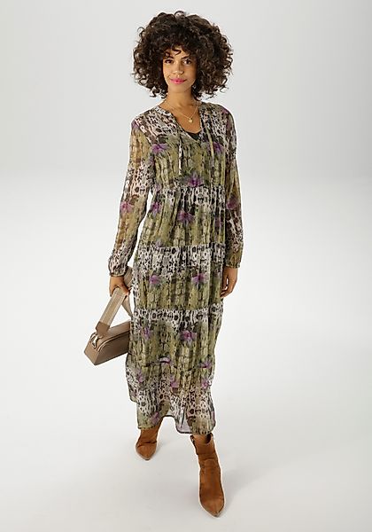 Aniston CASUAL Maxikleid (mit Unterkleid) mit günstig online kaufen