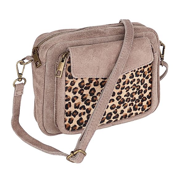 MIRROSI Schultertasche aus Echtleder Kuhfell, hergestellt günstig online kaufen
