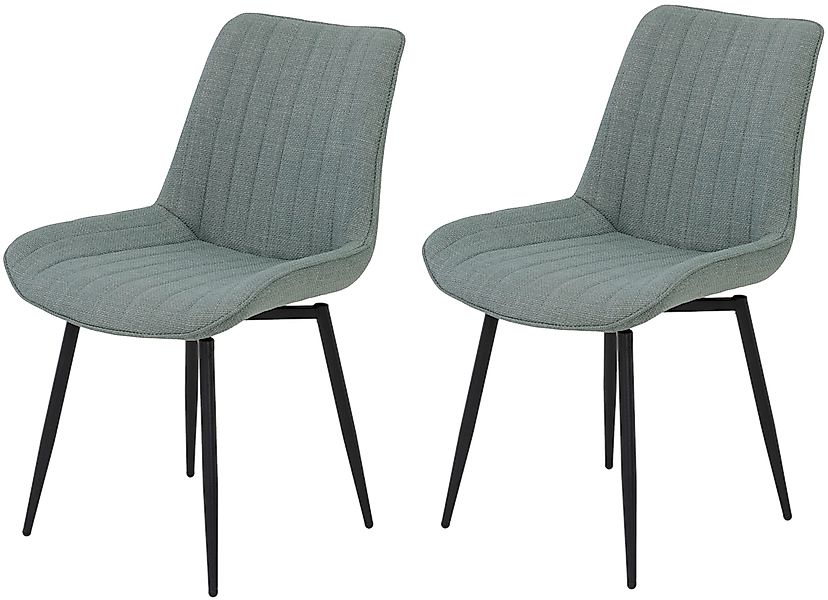 HELA Drehstuhl "Vierfußstuhl BERGEN" (Set) 2 Stk.Esszimmerstuhl, XL-Sitzbre günstig online kaufen