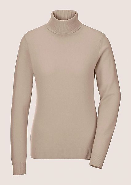 MADELEINE Longpullover "Kaschmirpullover Zeitloser Strickpullover mit gerip günstig online kaufen