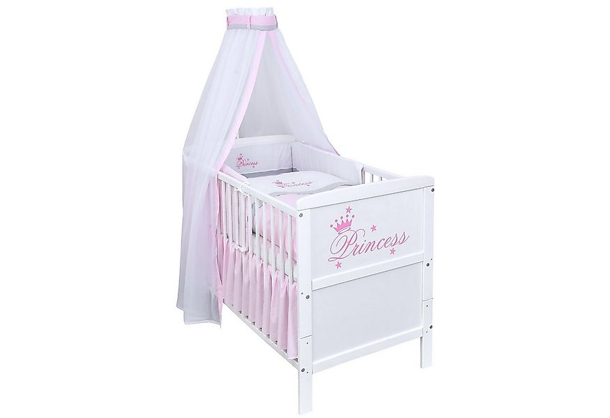 Baby-Delux Komplettbett Babybett Natalie Princess Komplettset, 10-tlg., Kin günstig online kaufen