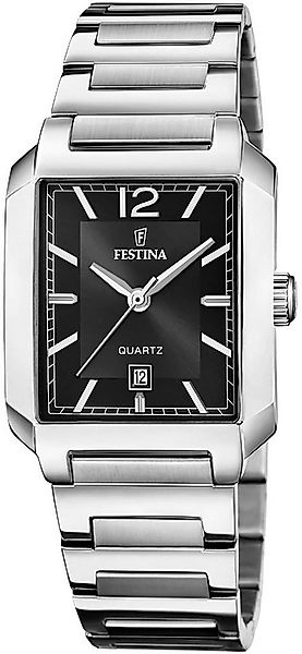 Festina Quarzuhr On The Square F20679/4, Armbanduhr, Damenuhr, Edelstahlarm günstig online kaufen
