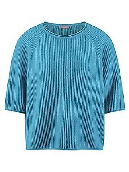Rundhals-Pullover Raglan-­Halbarm include blau günstig online kaufen