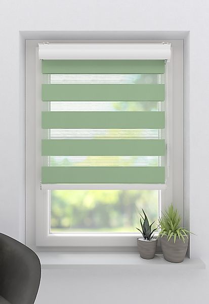 my home Doppelrollo »Greta«, Lichtschutz, ohne Bohren, freihängend, mit Kas günstig online kaufen