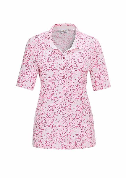 GOLDNER Poloshirt "Kurzgröße Pikee-Druckpoloshirt" günstig online kaufen
