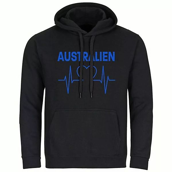 multifanshop Kapuzensweatshirt Australien - Herzschlag - Pullover günstig online kaufen