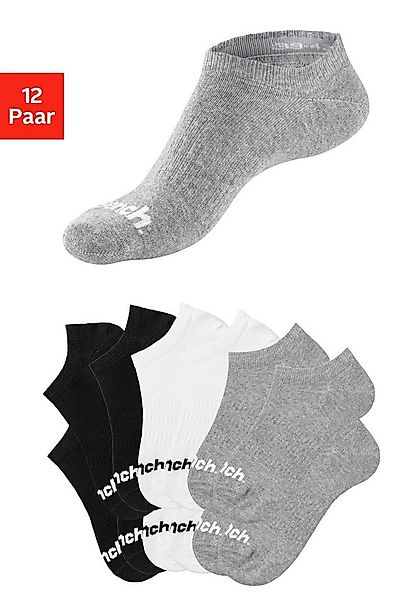 Bench. Sportsocken (Packung, 12-Paar) Sneakersocken verschwinden im Schuh günstig online kaufen