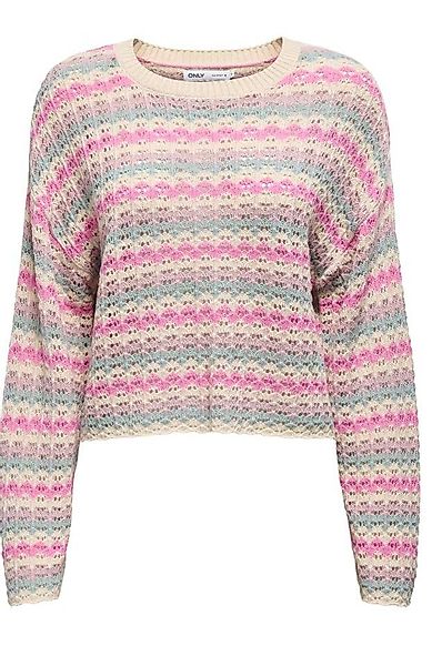 ONLY Longpullover ONLASA LS SHORT O-NECK günstig online kaufen