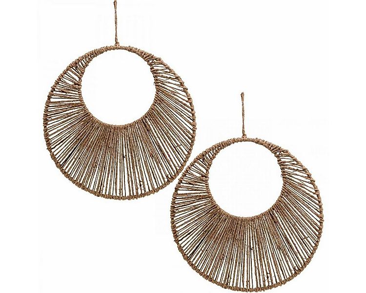 Viana Hängedekoration Boho Dekoring Set, Wanddeko Natur Juteband Ø38,5cm, R günstig online kaufen