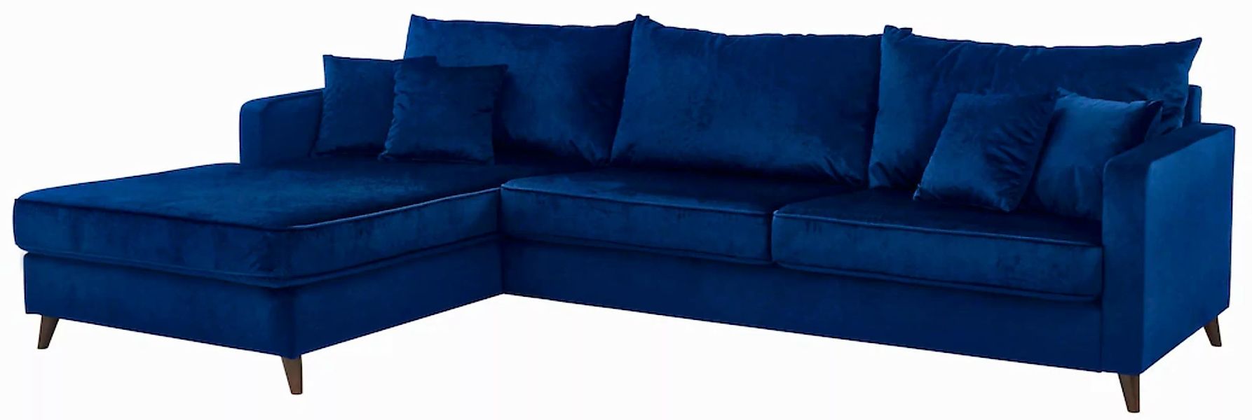Home affaire Ecksofa "Renesse L-Form", lose Kissen, Keder an Sitzkissen günstig online kaufen