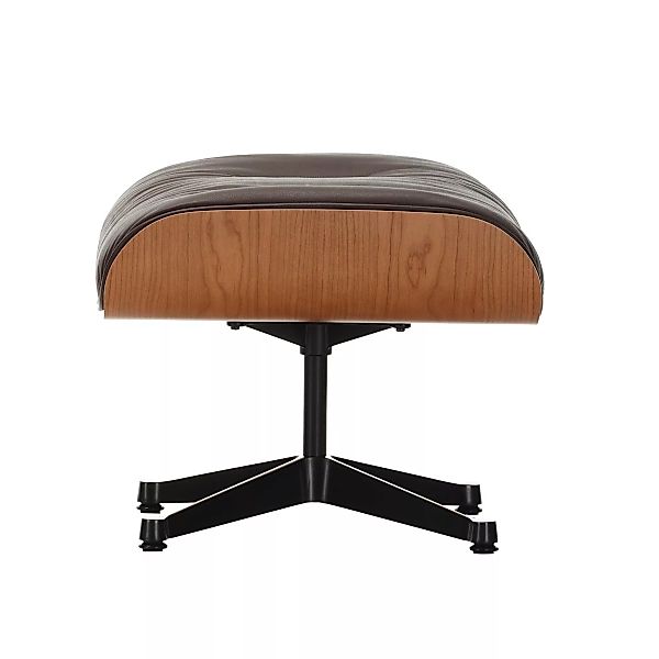 Vitra - Eames Lounge Chair Ottoman - chocolate/Sitzfläche Leder Natural 68/ günstig online kaufen