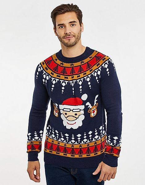 Threadbare Rundhalspullover THB Xmas Jumper Oslo (1-tlg) mit tollem Weihnac günstig online kaufen