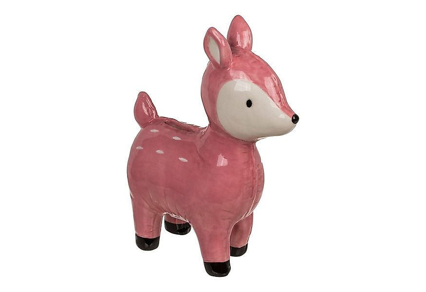 Out of the Blue Spardose Spardose Reh Rehkitz Sparschwein aus Keramik in Ro günstig online kaufen