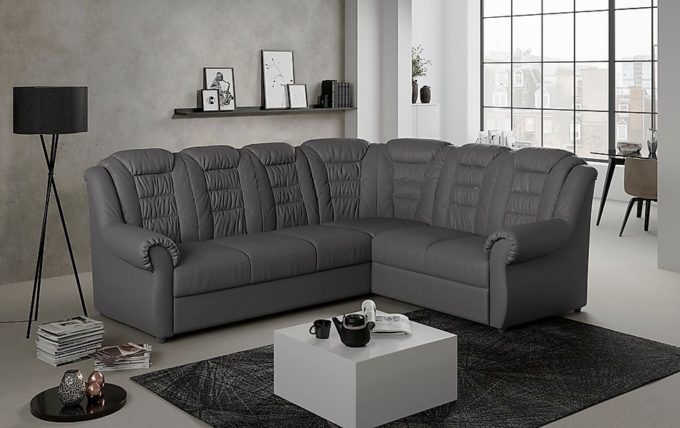 Home affaire Ecksofa »Boston L-Form«, mit hoher Rückenlehne, wahlweise mit günstig online kaufen