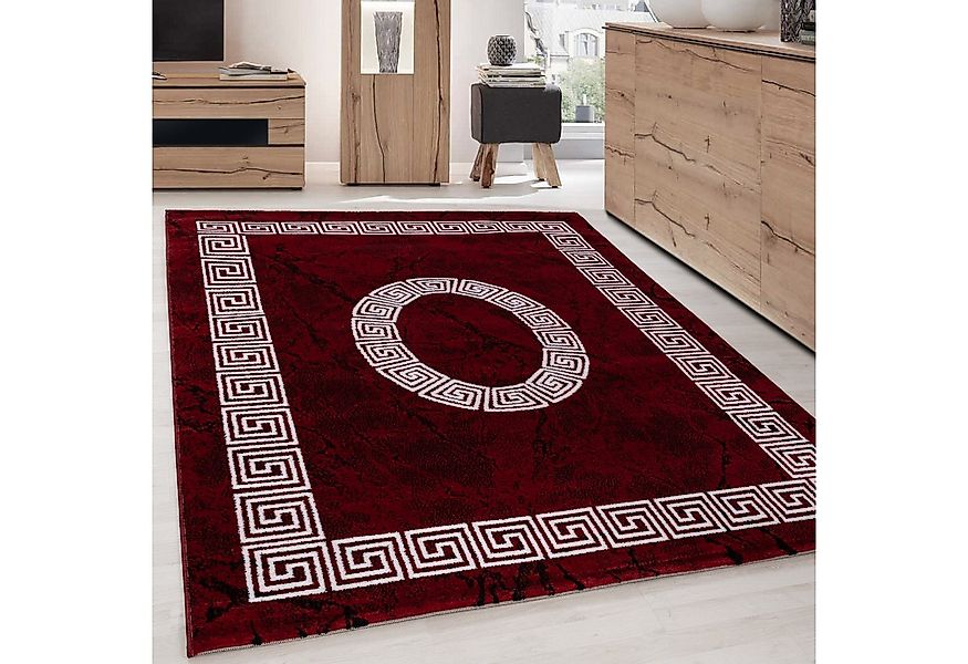 Carpettex Designteppich Mäander-Design, Rechteckig, Höhe: 6 mm, Modern Kurz günstig online kaufen