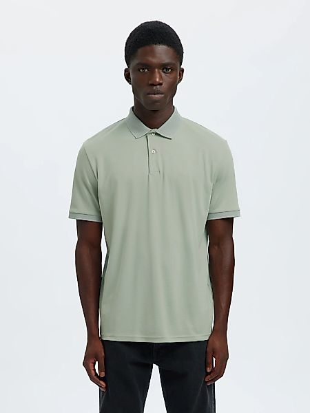 SELECTED Poloshirt "SLHFAVE BUTTON SS POLO NOOS" Baumwollmischung, regular günstig online kaufen