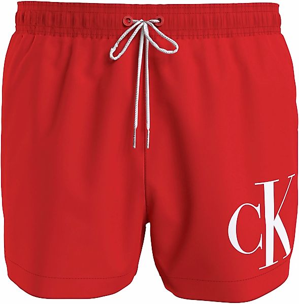 Calvin Klein Swimwear Badeshorts "SHORT DRAWSTRING", mit großem Logo-Print günstig online kaufen