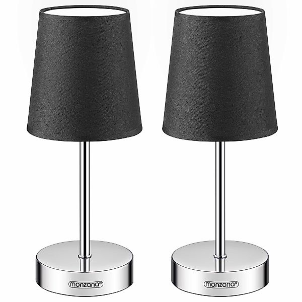 monzana Tischleuchte, Anthrazit 2er Set, 2er günstig online kaufen