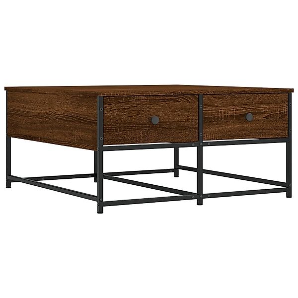 vidaXL Couchtisch Couchtisch Braun Eichen-Optik 80x80x40 günstig online kaufen