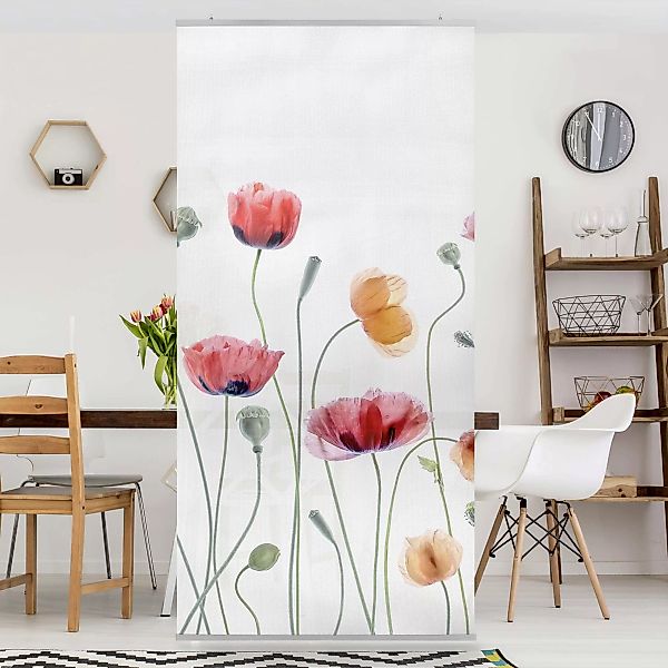 Raumteiler Blumen Klatschmohn Party günstig online kaufen