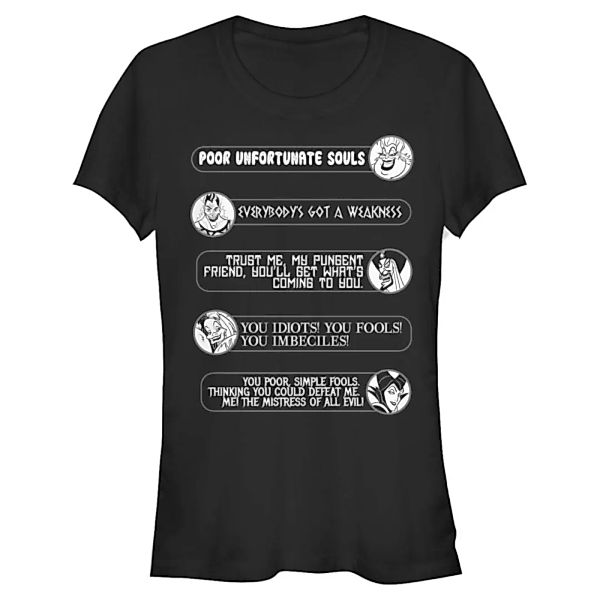Disney Bösewichte - Gruppe Villain Quotes - Frauen T-Shirt günstig online kaufen