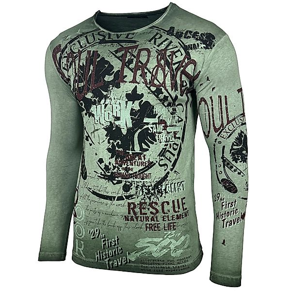 Baxboy Longshirt Herren Longsleeve T-Shirt Moderner günstig online kaufen