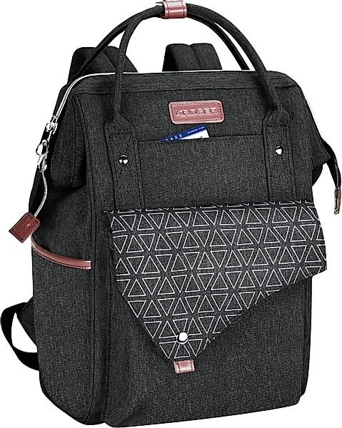 LuxusKollektion Notebook-Rucksack Laptop Rucksack Damen Schwarz günstig online kaufen